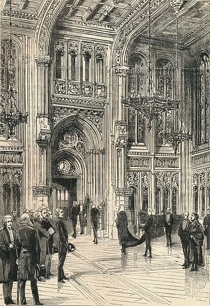 The Lobby of the House of Commons, c1910