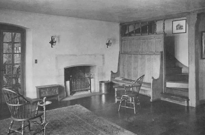 Framed Print : Lobby and stairs to womens lockers, Oakland Golf Club, Bayside, New York, 1923 Framed Print : Lobby and stairs to womens lockers, Oakland Golf Club, Bayside, New York, 1923