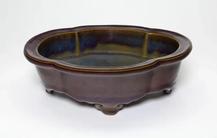 Framed Print : Lobed Basin for Flowerpot with Four Cloud-Shaped Feet, Yuan (1271-1368) / Ming dynasty, 14th cent. Creator: Unknown Framed Print : Lobed Basin for Flowerpot with Four Cloud-Shaped Feet, Yuan (1271-1368) / Ming dynasty, 14th cent. Creator: Unknown