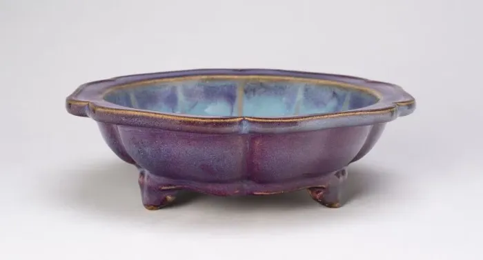 Framed Print : Lobed Basin for Flowerpot, Ming dynasty (1368-1644), 15th century. Creator: Unknown Framed Print : Lobed Basin for Flowerpot, Ming dynasty (1368-1644), 15th century. Creator: Unknown