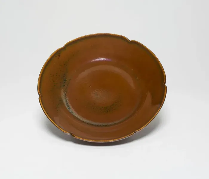 Framed Print : Lobed Dish, Song dynasty (960-1279). Creator: Unknown Framed Print : Lobed Dish, Song dynasty (960-1279). Creator: Unknown