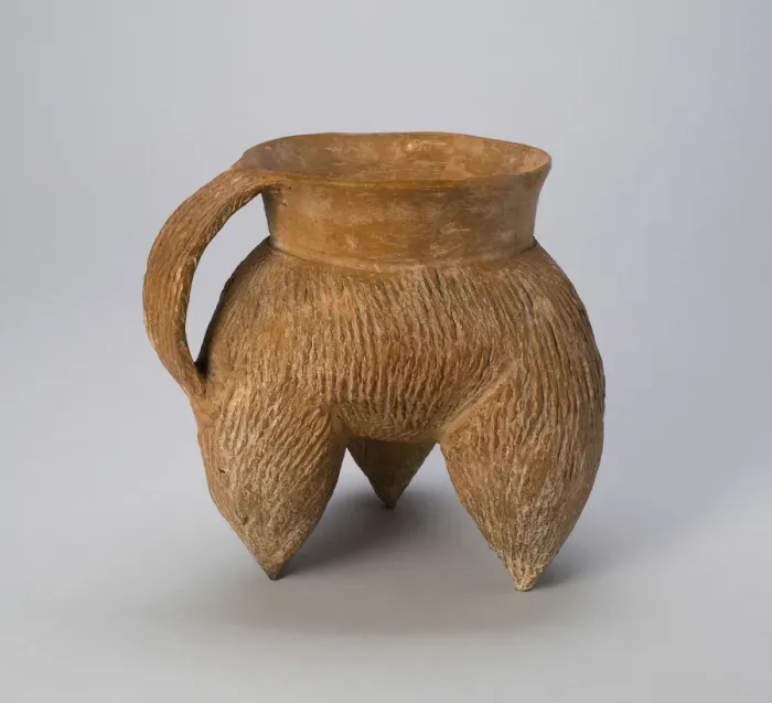 Framed Print : Lobed Tripod Cauldron (Li), Longshan culture (c. 2500-2000 BC). Creator: Unknown Framed Print : Lobed Tripod Cauldron (Li), Longshan culture (c. 2500-2000 BC). Creator: Unknown
