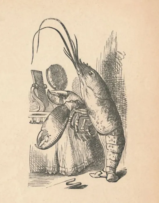 Framed Print : The Lobster, 1889. Artist: John Tenniel Framed Print : The Lobster, 1889. Artist: John Tenniel