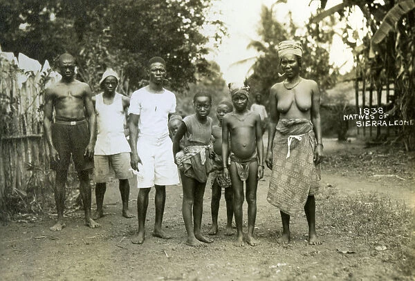 Local people, Sierra Leone, 20th century