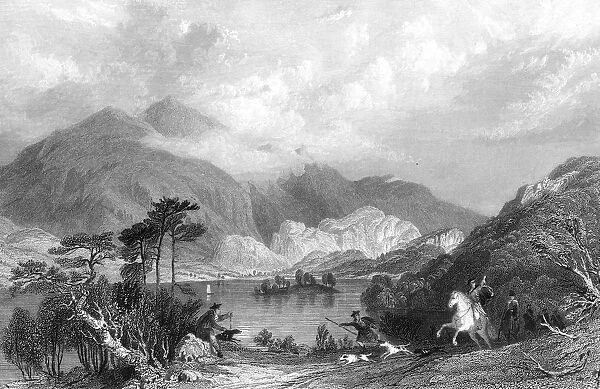 Loch Achray, Perthshire, Scotland, 19th century. Artist: JC Armitage