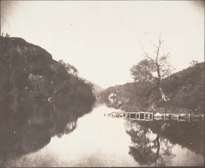 Framed Print : Loch Katrine Pier, Scene of the Lady of the Lake, October 1844 Framed Print : Loch Katrine Pier, Scene of the Lady of the Lake, October 1844