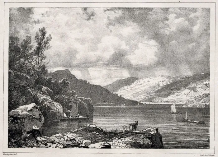 Framed Print : Loch Lomond, 1826. Creator: Richard Parkes Bonington (British, 1802-1828) Framed Print : Loch Lomond, 1826. Creator: Richard Parkes Bonington (British, 1802-1828)