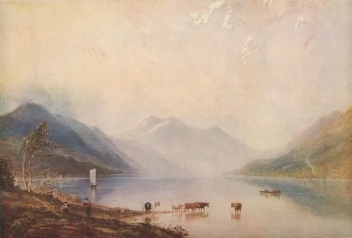 Framed Print : Loch Lomond, 1847, (1918) Framed Print : Loch Lomond, 1847, (1918)