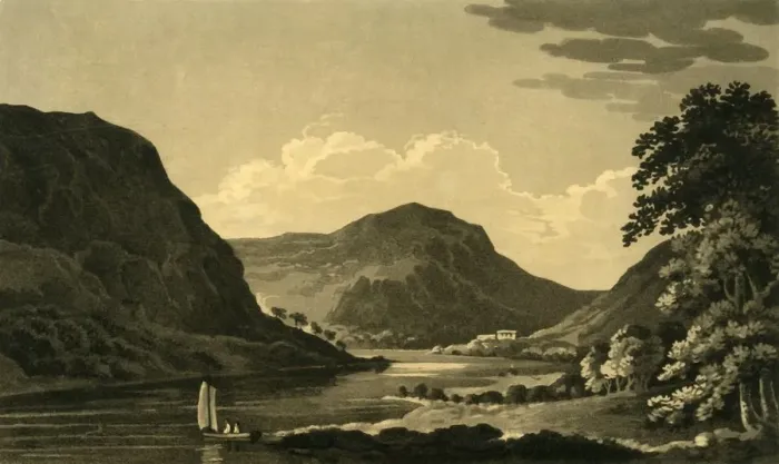Framed Print : Loch-Lucbnaig, East-End, 1802. Creator: Unknown Framed Print : Loch-Lucbnaig, East-End, 1802. Creator: Unknown