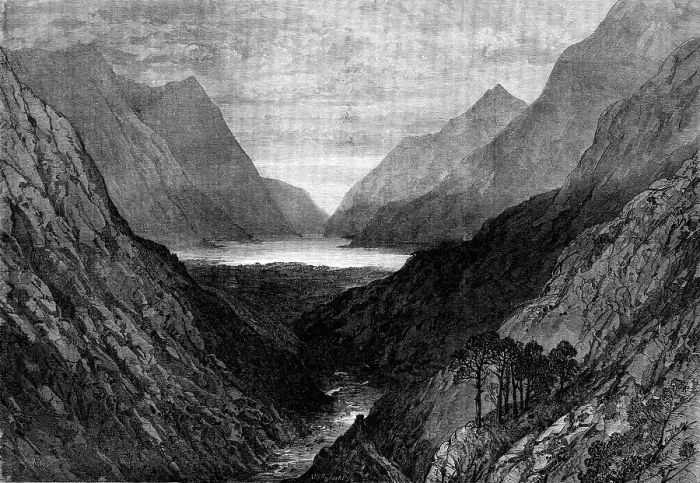 Framed Print : Loch Maree, Dingwall and Skye Railway, 1871. Creator: William James Palmer Framed Print : Loch Maree, Dingwall and Skye Railway, 1871. Creator: William James Palmer