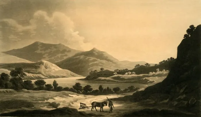 Framed Print : Loch-vana-choir, 1802. Creator: Unknown Framed Print : Loch-vana-choir, 1802. Creator: Unknown