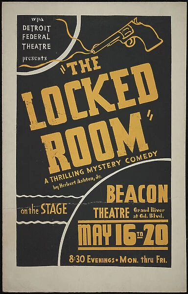 The Locked Room, Detroit, 1938. Creator: Unknown