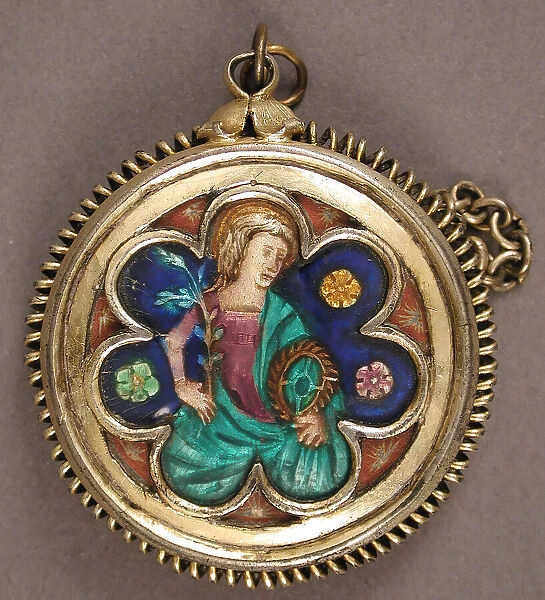 Locket, French, 14th century. Creator: Unknown