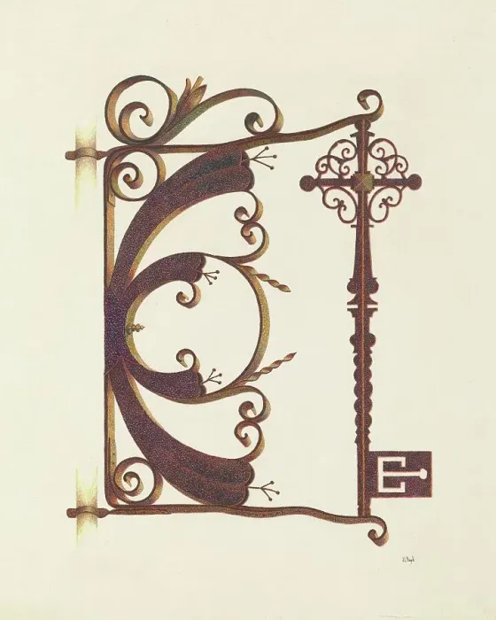 Framed Print : Locksmith's Sign, 1935 / 1942. Creator: Joseph L. Boyd Framed Print : Locksmith's Sign, 1935 / 1942. Creator: Joseph L. Boyd