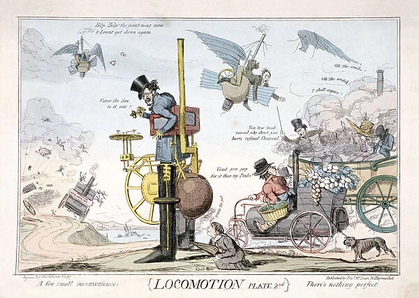 Locomotion, London, c1820. Artist: George Cruikshank