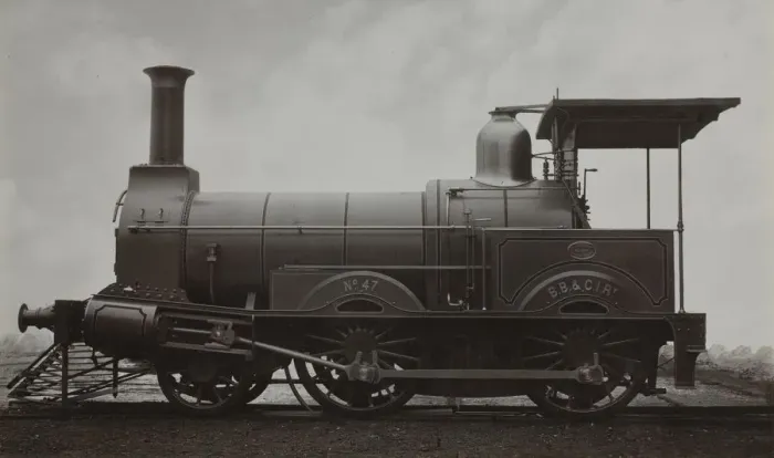 Framed Print : Locomotive, c. 1880s. Creator: John (British) Stuart (British, 1831-1907) Framed Print : Locomotive, c. 1880s. Creator: John (British) Stuart (British, 1831-1907)