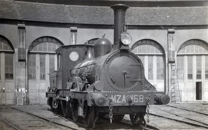 Framed Print : Locomotive number 1 line in Martorell, transformed in series 168. MZA Company, 1910 Framed Print : Locomotive number 1 line in Martorell, transformed in series 168. MZA Company, 1910