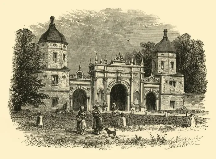 Framed Print : The Lodge, Burghley Park, 1898. Creator: Unknown Framed Print : The Lodge, Burghley Park, 1898. Creator: Unknown