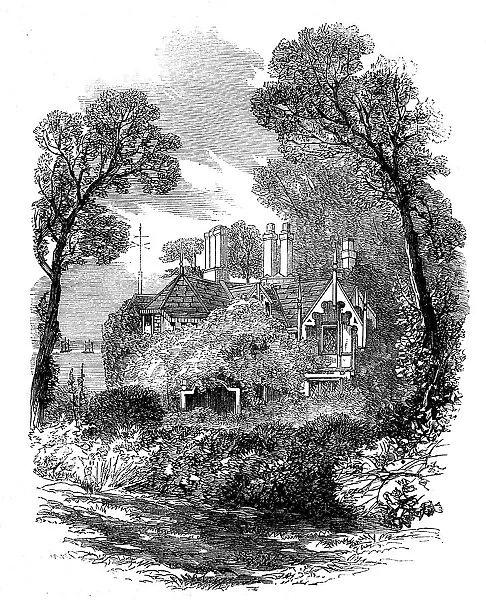 The lodge by the sea, St. Clare, 1862. Creator: Unknown
