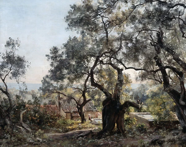 Lodola, close to Menton, 1892. Artist: Emmanuel Lansyer