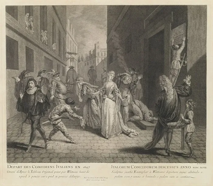 Framed Print : L'oeuvre d'Antoine Watteau (volume II), c. 1740. Creator: Various Artists after Antoine Watteau Framed Print : L'oeuvre d'Antoine Watteau (volume II), c. 1740. Creator: Various Artists after Antoine Watteau