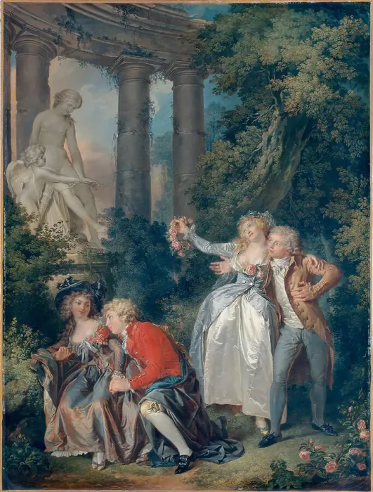 Framed Print : L'Offrande à Vénus (An Offering to Venus), 1786. Creator: Trinquesse, Louis Rolland (c. 1746-1800) Framed Print : L'Offrande à Vénus (An Offering to Venus), 1786. Creator: Trinquesse, Louis Rolland (c. 1746-1800)