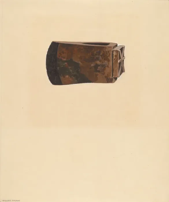 Framed Print : Log Marker, 1935 / 1942. Creator: William Frank Framed Print : Log Marker, 1935 / 1942. Creator: William Frank