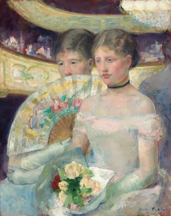 Framed Print : The Loge, c. 1878-1880. Creator: Mary Cassatt Framed Print : The Loge, c. 1878-1880. Creator: Mary Cassatt