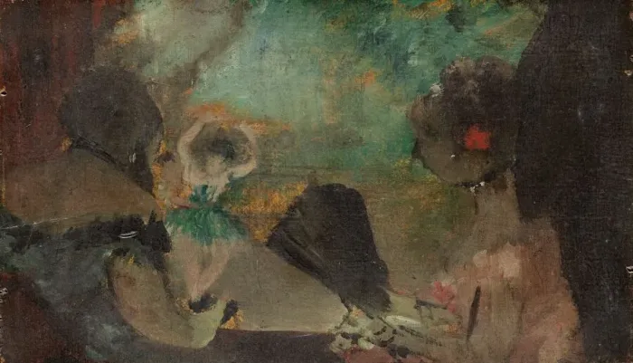 Framed Print : The Loge, c. 1883. Creator: Edgar Degas Framed Print : The Loge, c. 1883. Creator: Edgar Degas