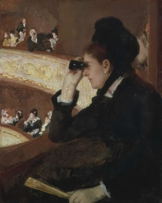 Framed Print : In the Loge, ca 1878 Framed Print : In the Loge, ca 1878