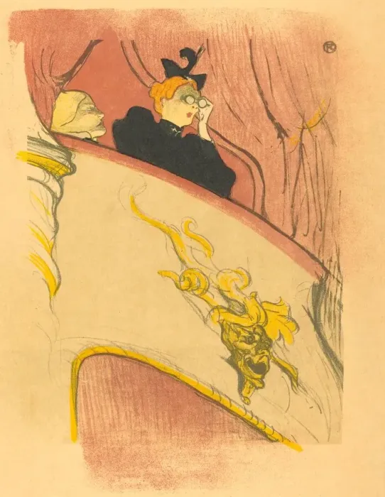 Framed Print : Loge with the Gilt Mask (La loge au mascaron dore), 1893 Framed Print : Loge with the Gilt Mask (La loge au mascaron dore), 1893