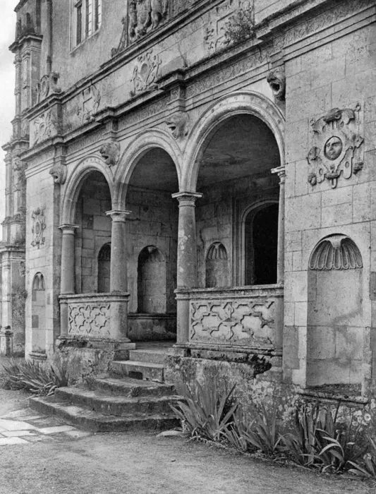 Framed Print : The loggia, Cranborne Manor House, Dorset, 1924-1926. Artist: E Bastard Framed Print : The loggia, Cranborne Manor House, Dorset, 1924-1926. Artist: E Bastard