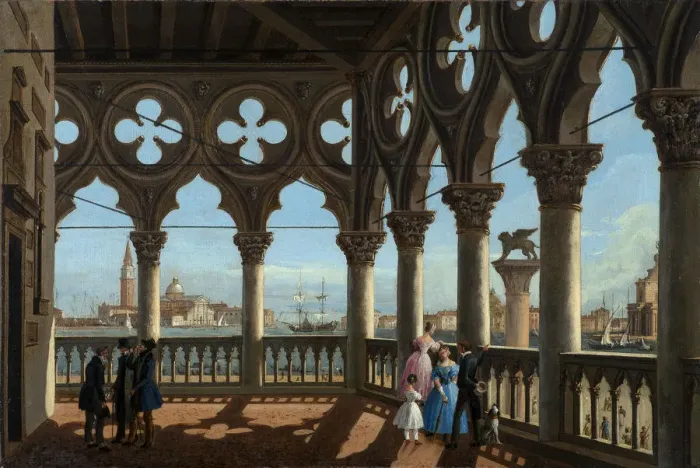 Framed Print : Loggia of the Doges Palace Framed Print : Loggia of the Doges Palace
