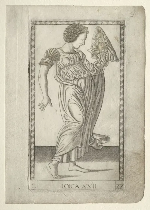 Framed Print : Logic (from the Tarocchi, series C: Liberal Arts, #22), before 1467 Framed Print : Logic (from the Tarocchi, series C: Liberal Arts, #22), before 1467