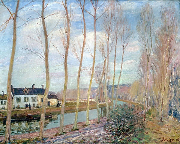 The Loing Canal, 1892. Artist: Alfred Sisley