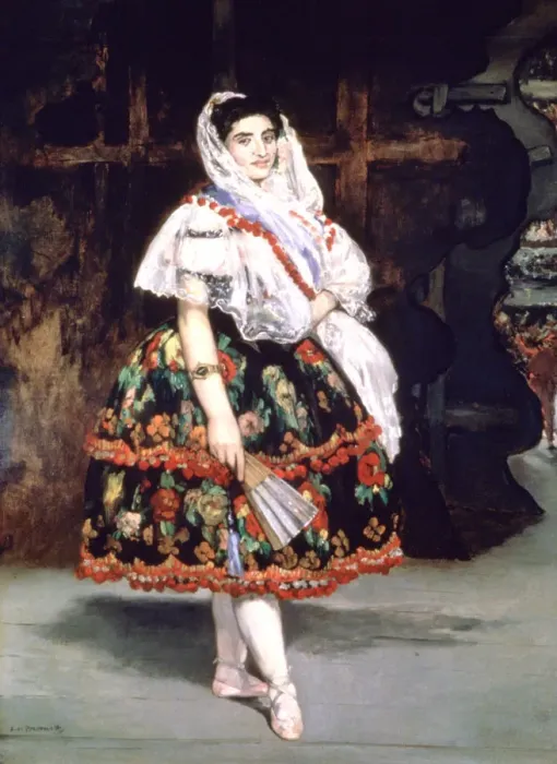 Framed Print : Lola de Valence, 1862. Artist: Edouard Manet Framed Print : Lola de Valence, 1862. Artist: Edouard Manet