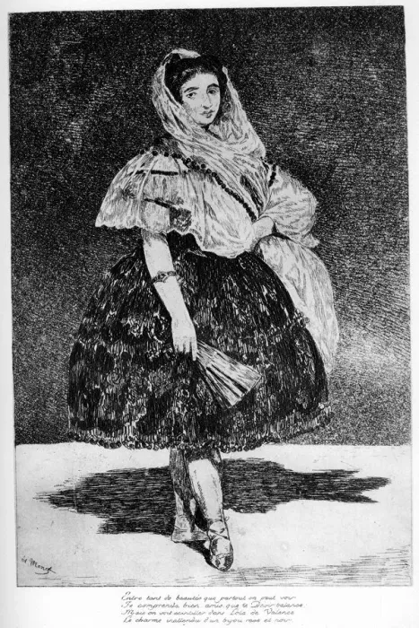 Framed Print : Lola de Valence, c1850-1880 (1924). Artist: Edouard Manet Framed Print : Lola de Valence, c1850-1880 (1924). Artist: Edouard Manet