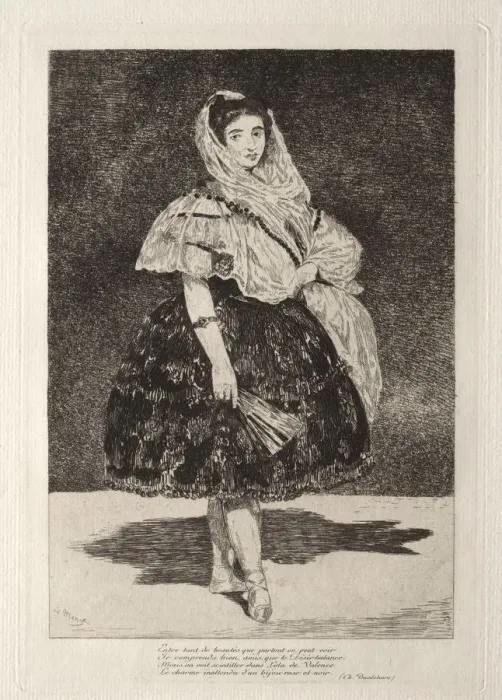 Framed Print : Lola de Valence. Creator: Edouard Manet (French, 1832-1883) Framed Print : Lola de Valence. Creator: Edouard Manet (French, 1832-1883)