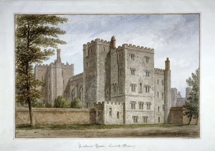 Framed Print : Lollards Tower, Lambeth Palace, London, 1831. Artist: John Buckler Framed Print : Lollards Tower, Lambeth Palace, London, 1831. Artist: John Buckler