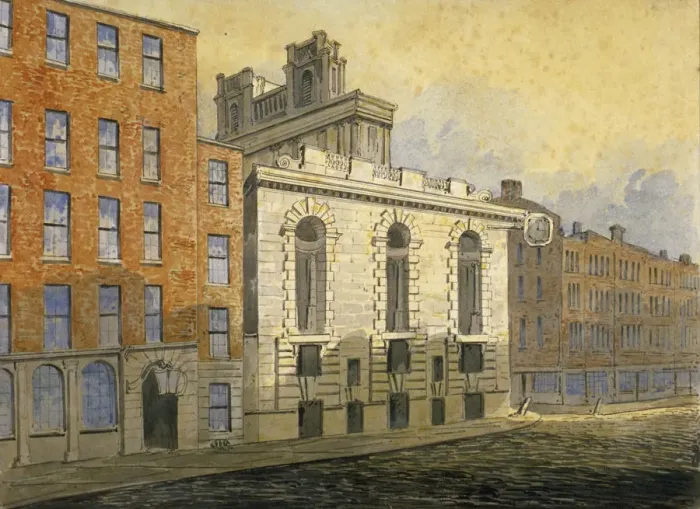 Framed Print : Lombard Street, City of London, 1815. Artist: William Pearson Framed Print : Lombard Street, City of London, 1815. Artist: William Pearson
