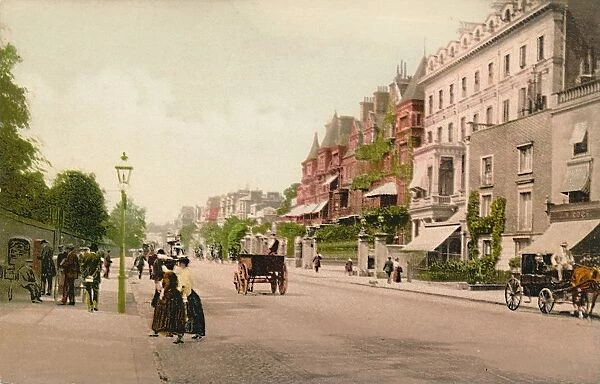 London. Bayswater Road, c1900s. Creator: Unknown