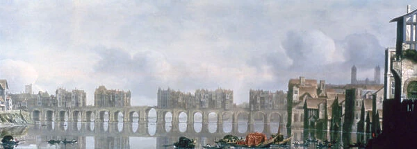 London Bridge, 1630. Artist: Claude Jongh