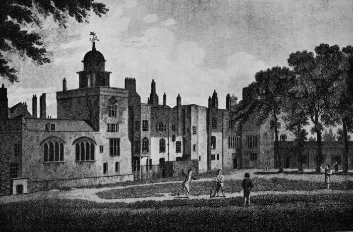 Framed Print : London Charterhouse, 1803 (1906). Artist: James Sargant Storer Framed Print : London Charterhouse, 1803 (1906). Artist: James Sargant Storer