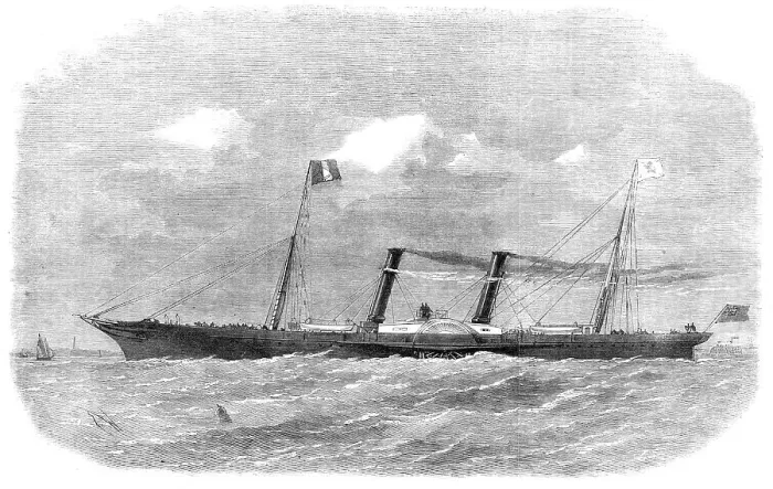 Framed Print : The London, Chatham, and Dover Railway Company's new steam-boat The Prince Imperial, 1864. Creators: Edwin Weedon, Unknown Framed Print : The London, Chatham, and Dover Railway Company's new steam-boat The Prince Imperial, 1864. Creators: Edwin Weedon, Unknown