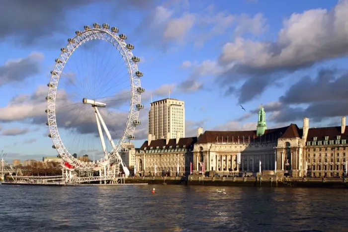 Framed Print : The London Eye, London Framed Print : The London Eye, London