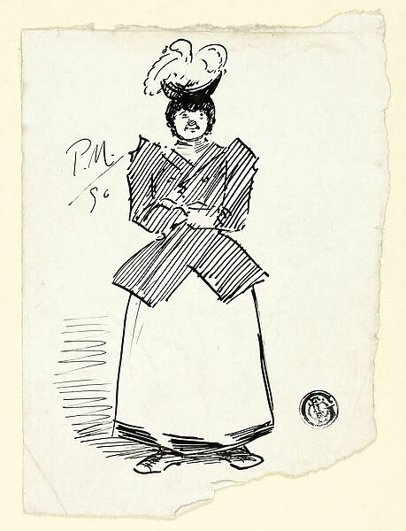 London Female Character, 1896. Creator: Philip William May