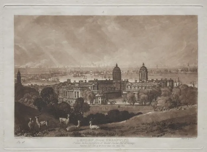 Framed Print : London from Greenwich. Creator: Joseph Mallord William Turner (British, 1775-1851) Framed Print : London from Greenwich. Creator: Joseph Mallord William Turner (British, 1775-1851)