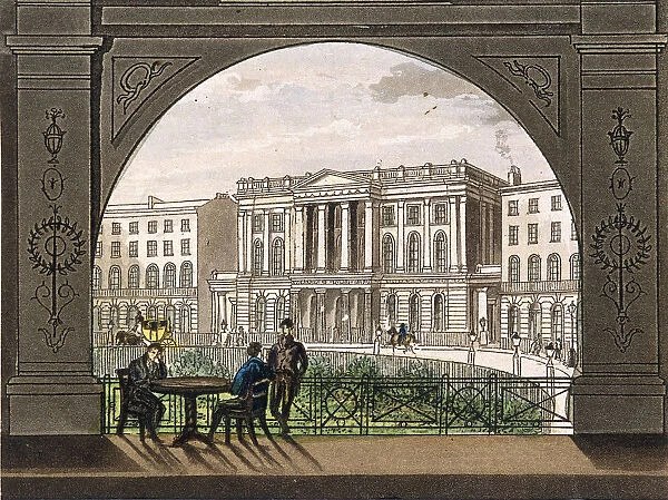London Institution, Finsbury Circus, c1820