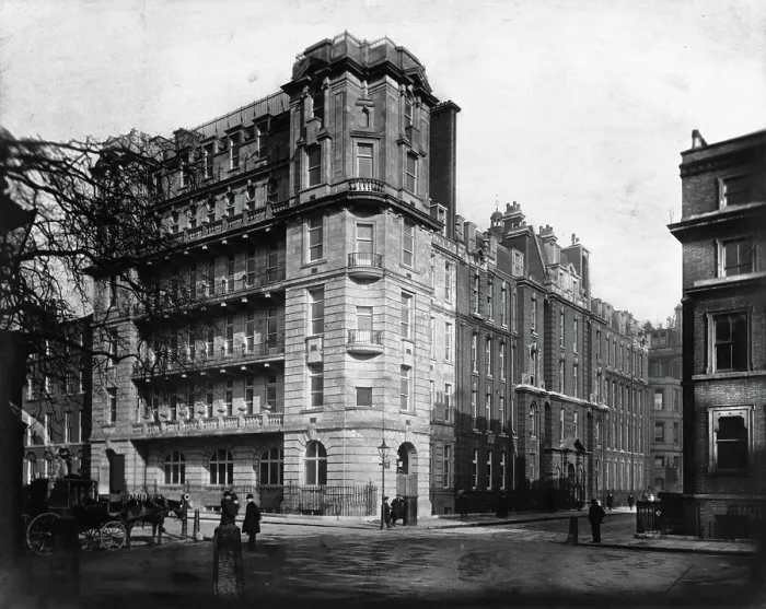 Framed Print : The London (later Royal) Homeopathic Hospital, corner of Queen Square and Great Ormond Street... Creator: Unknown Framed Print : The London (later Royal) Homeopathic Hospital, corner of Queen Square and Great Ormond Street... Creator: Unknown