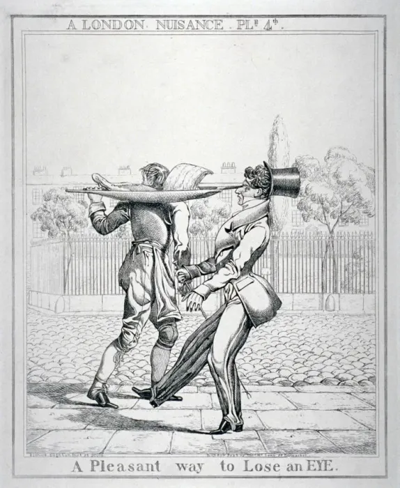 Framed Print : A London Nuisance Artist: Richard Dighton Framed Print : A London Nuisance Artist: Richard Dighton